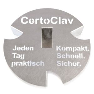 Certoclav Instrumentenplatte Aluminium 22,5cm